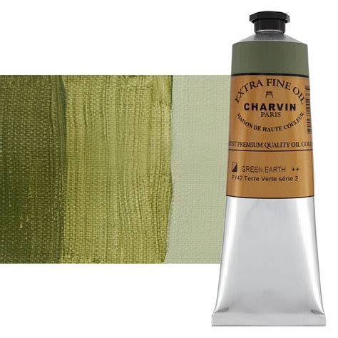 Charvin Oil Green Earth Extra Fine 150ml Paint Jerry S Artarama