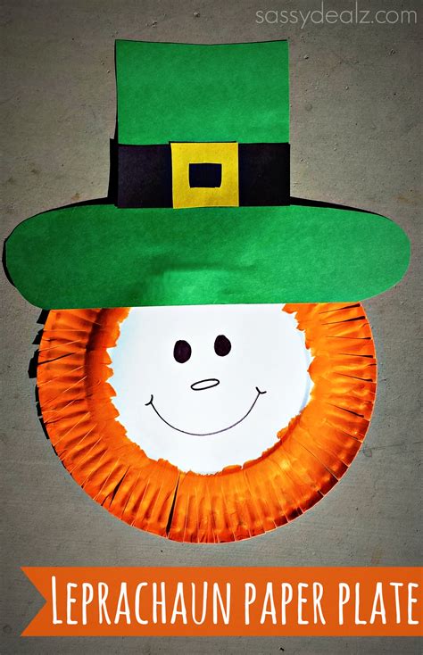 Paper Plate Leprechaun Craft For Kids - Crafty Morning