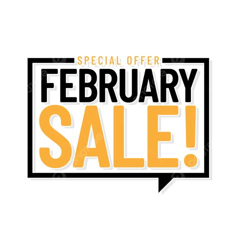 Sale Special Offer Vector Hd Images, February Sale Special Offer, February, Sale, Special Offer ...