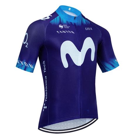 Maillot V Lo Quipe Pro Movistar Aero Mesh Tenuevelo