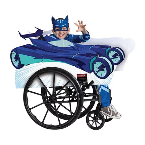 Little And Big Unisex Pj Masks Cat Car Adaptive Wheelchair Cover Pj Masks