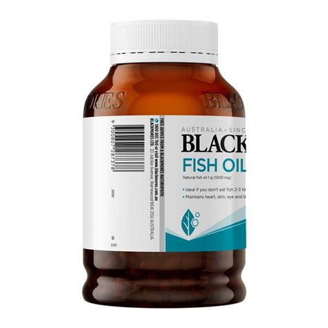 Buy Blackmores Fish Oil Mg Omega Capsules Online At Chemist