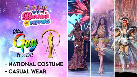 Miss Gay Pride 2022 National Costume And Casual Wear Barbies And