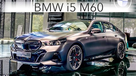 2024 Bmw I5 M60 Individual Frozen Deep Grey Metallic Cinematic Exterior Walakround Youtube