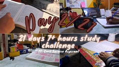 Full Day Study Vlog Day Of Dayschallenge Hours Study