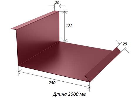 Нижняя планка примыкания для металлочерепицы: виды и монтаж планки ...