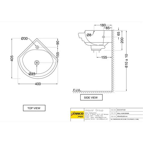 Corner Wall Hung Wash Basin By Essco Sanitaryware Ecs Wht