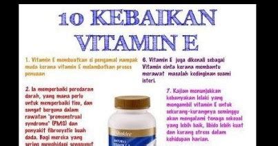 Kekal Sihat Cantik Awet Muda Kelebihan Vitamin E