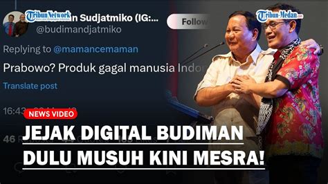 Jejak Digital Budiman Sudjatmiko Hina Ketum Gerindra Prabowo Produk