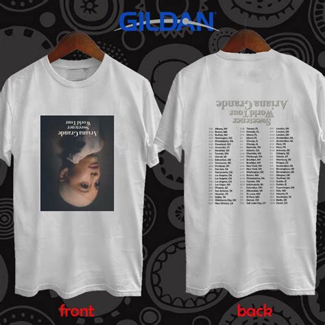 Ariana Grande Sweetener World Tour White T Shirt S M L Xl Xl