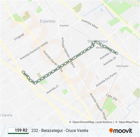 Ruta 159 R2 Horarios Paradas Y Mapas 232 Berazategui Cruce