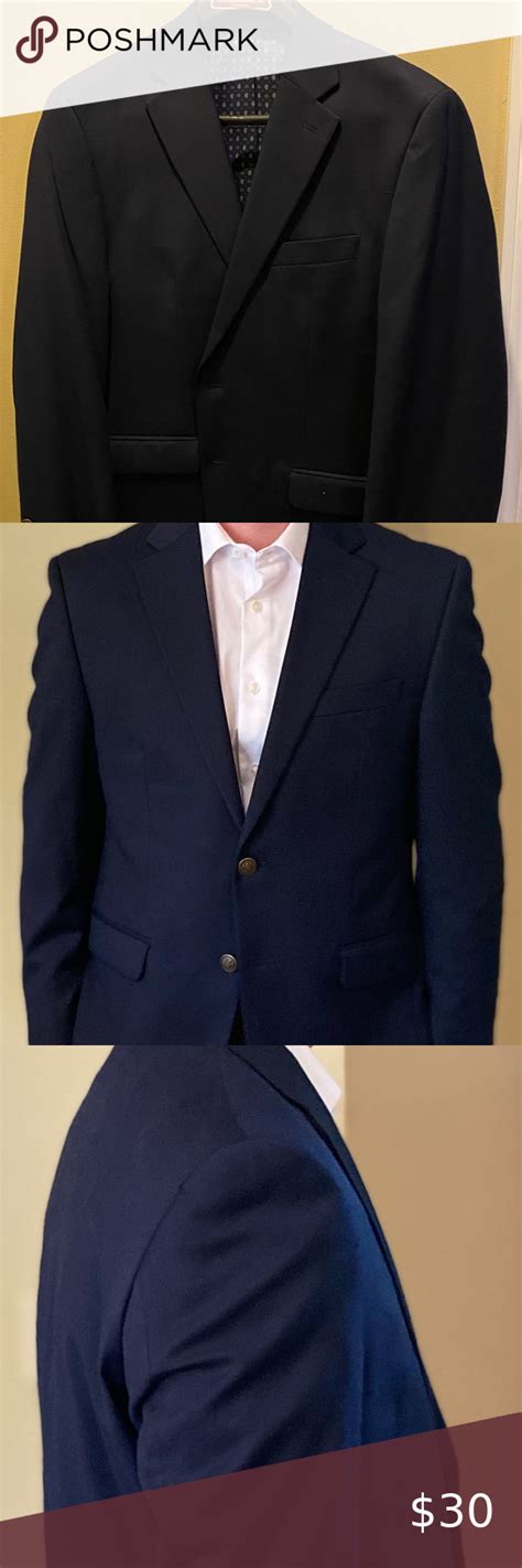 Navy Blue Sports Coat Navy Blue Sport Coat By Chaps The Jacket Is 42s