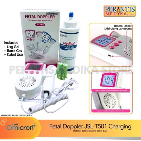 Jual Taff Omicron Fetal Doppler JSL T501 Alat Deteksi Detak Jantung