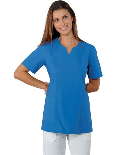 Tunique médicale bleu royal Alice Casaque médicale mylookpro