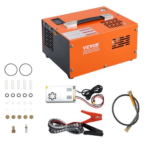 Vevor Pcp Air Compressor 4500psi30mpa Portable Pcp Airgun Compressor With External Converter