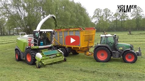 Volmerfilm Gras Inkuilen Met Loonbedrijf Bleumink Op Een