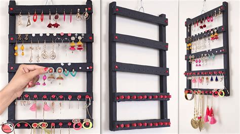 Diy Earring Holder Wall - 25 Clever Diy Ways To Keep Your Jewelry Organized - One quick trip to ...