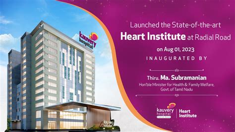 Radial Road Heart Institute Launch Kauvery Hospital Cardiology