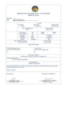 Fillable Online Bureau Of Jail Management And Penology National