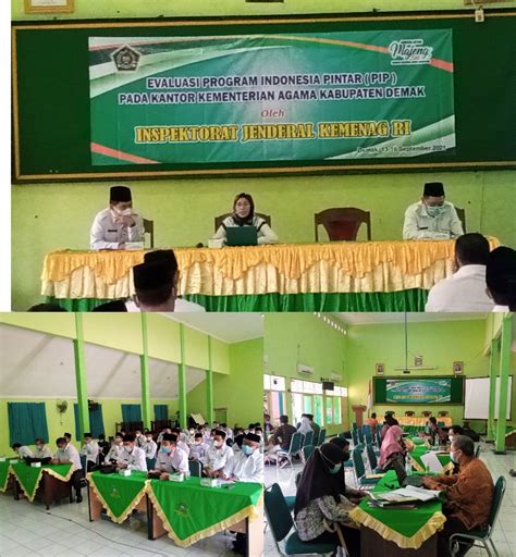 Itjen Kemenag Ri Evaluasi Pelaksanaan Pip Madrasah Pada Kemenag Demak