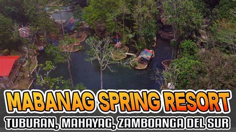 Mabanag Spring Resort Mahayag Zamboanga Del Sur Youtube