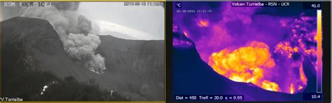 Erupci N Volc N Turrialba Am Mayo