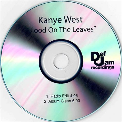 Blood On The Leaves By Kanye West Single Experimental Hip Hop