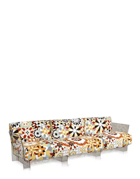 Диван Pop трехсекционный желтый Kartell 6053/ZZ - купить в официальном ...