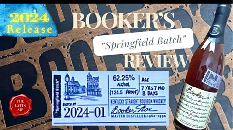 Booker S Springfield Batch Bourbon Review Youtube