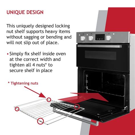 Spares Go Universal Extendable Adjustable Shelf With Locking Arms For