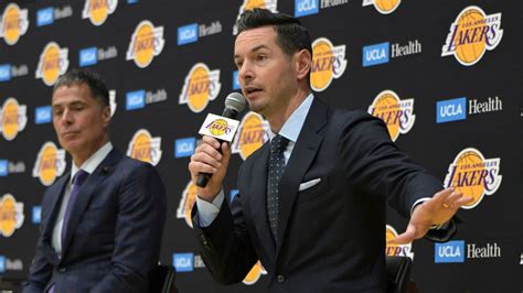 Jj Redick Who Has No Prior Coaching Experience Introduced As New Lakers Coach Says His Time