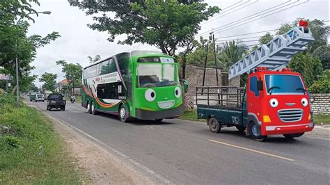 Disini Markas Truk Tangki Pertamina Truk Kontainer Besar Bus Telolet