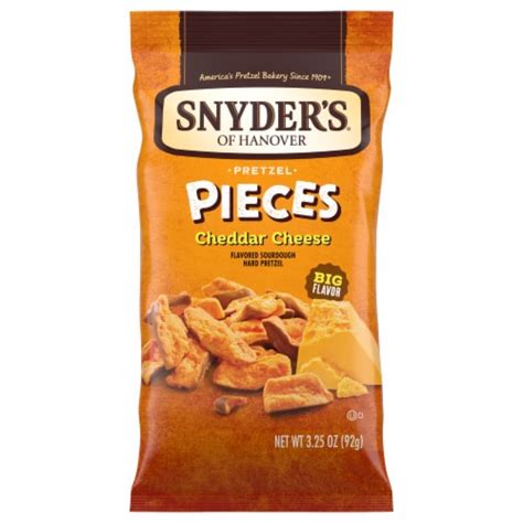 Snyders Of Hanover Cheddar Cheese Pretzel Pieces 3 25 Oz Kroger