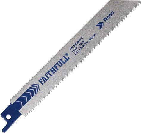 Faithfull Sbs H Sabre Saw Blades Wood Pack Of Buy Online At