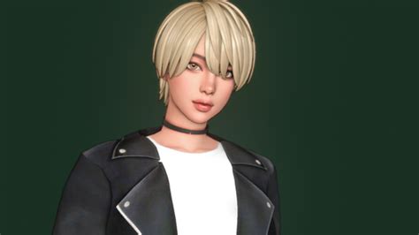 Blonde Shortcut Girl The Sims 4 Sims LoversLab
