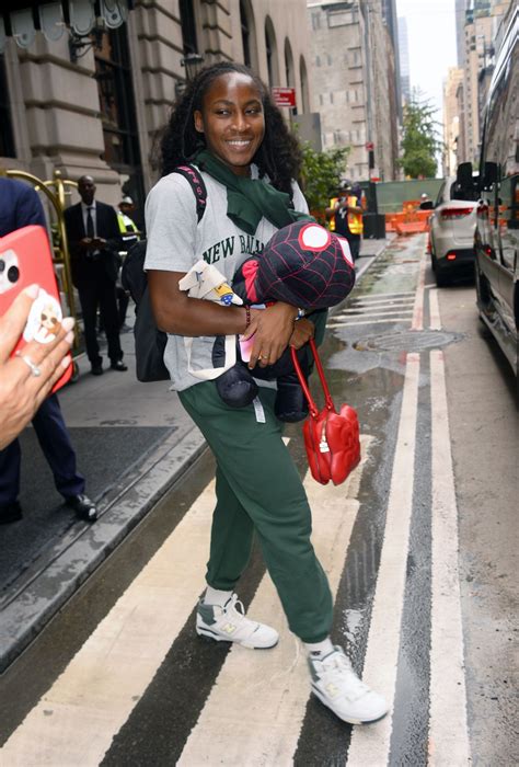 COCO GAUFF Leaves Her Hotel in New York 09/11/2023 – HawtCelebs