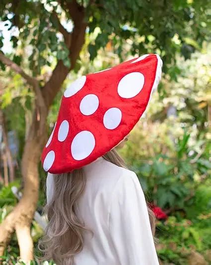 Mushroom Hat Costume Cosplay Accessory Party Hat Cap Oversized With