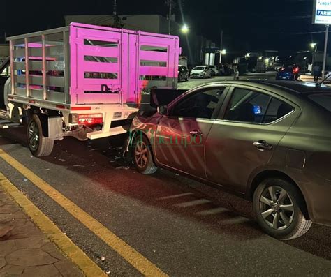 Choque por alcance en el bulevar Pape moviliza a policía