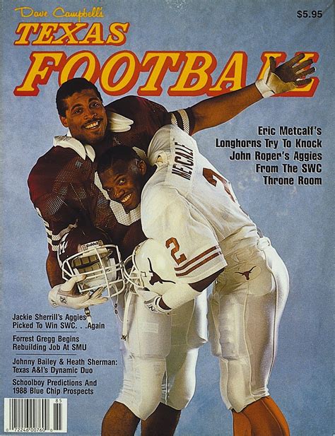 Dave Campbells Texas Football 1988 Summer Edition Featuring Texas