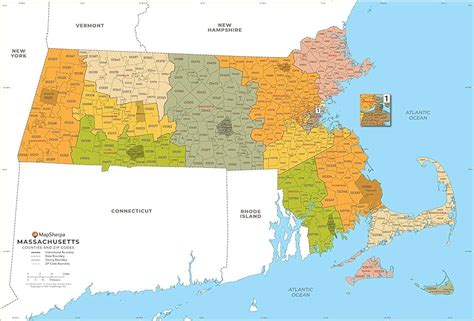 Zip Code Map Of Massachusetts Chlo Melesa