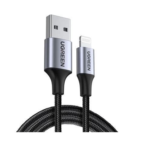 UGREEN 2.4A 1m USB To Lighting Cable With MFi Certified