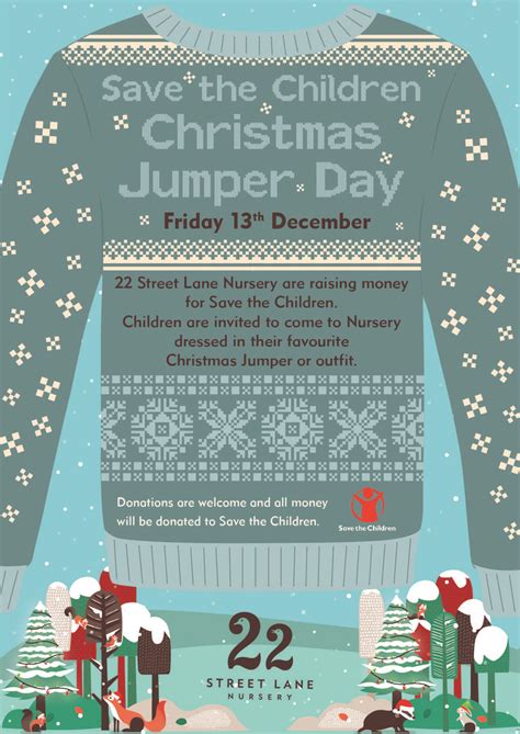 Christmas Jumper Day Poster Christmas Jumper Day Nursery Christmas