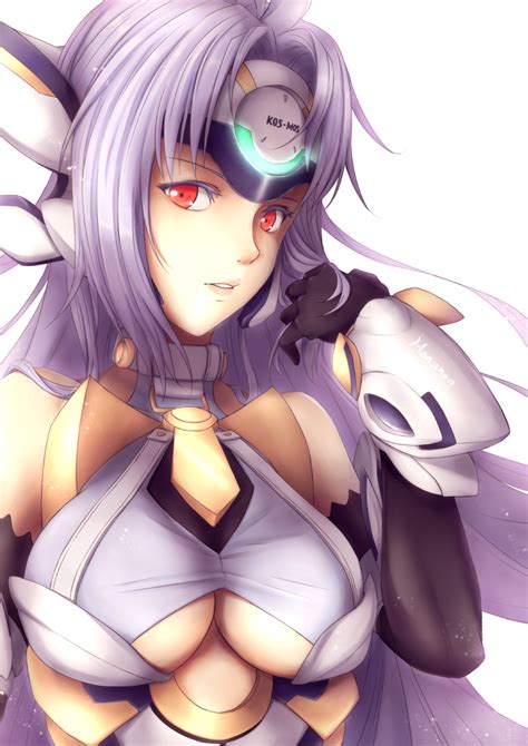 Kos Mos And Kos Mos Ver 4 Xenosaga And 1 More Drawn By Hananon