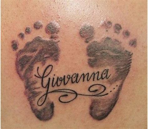 Baby Footprint Tattoo Ideas