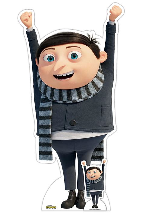 Young Gru Cardboard Cutout Official Minions: The Rise of Gru Standee | Fruugo CA