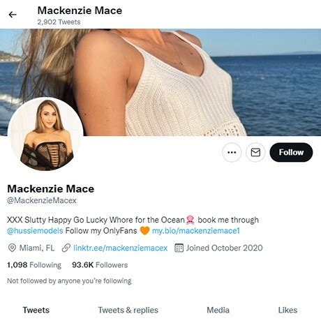 Mackenzie Mace Twitter Twitter Porn Account