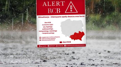 Alert Rcb Gwa Towne Wezbrania Rzek I Podtopienia Intensywne Opady