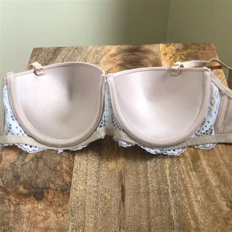 Sophie B Intimates Sleepwear Sophie B Nude W White Lace Overlay Multiway Bra Poshmark