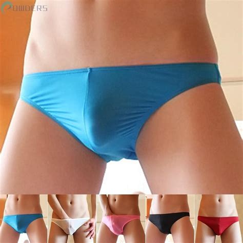 New Mens Sexy Ice Silk See Through G String Thong Low Rise T Back