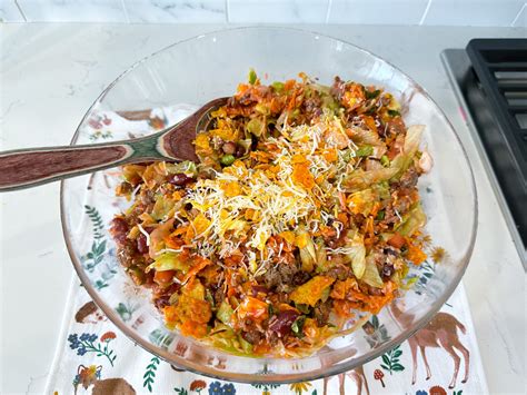 Taco Salad With Catalina Dressing And Doritos Julia Pacheco